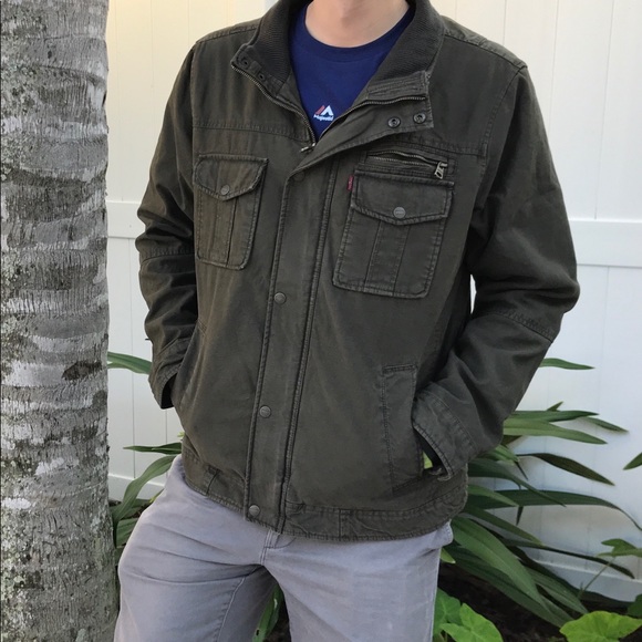 Men’s Levi’s cotton canvas Full zip Jacket - Picture 3 of 8